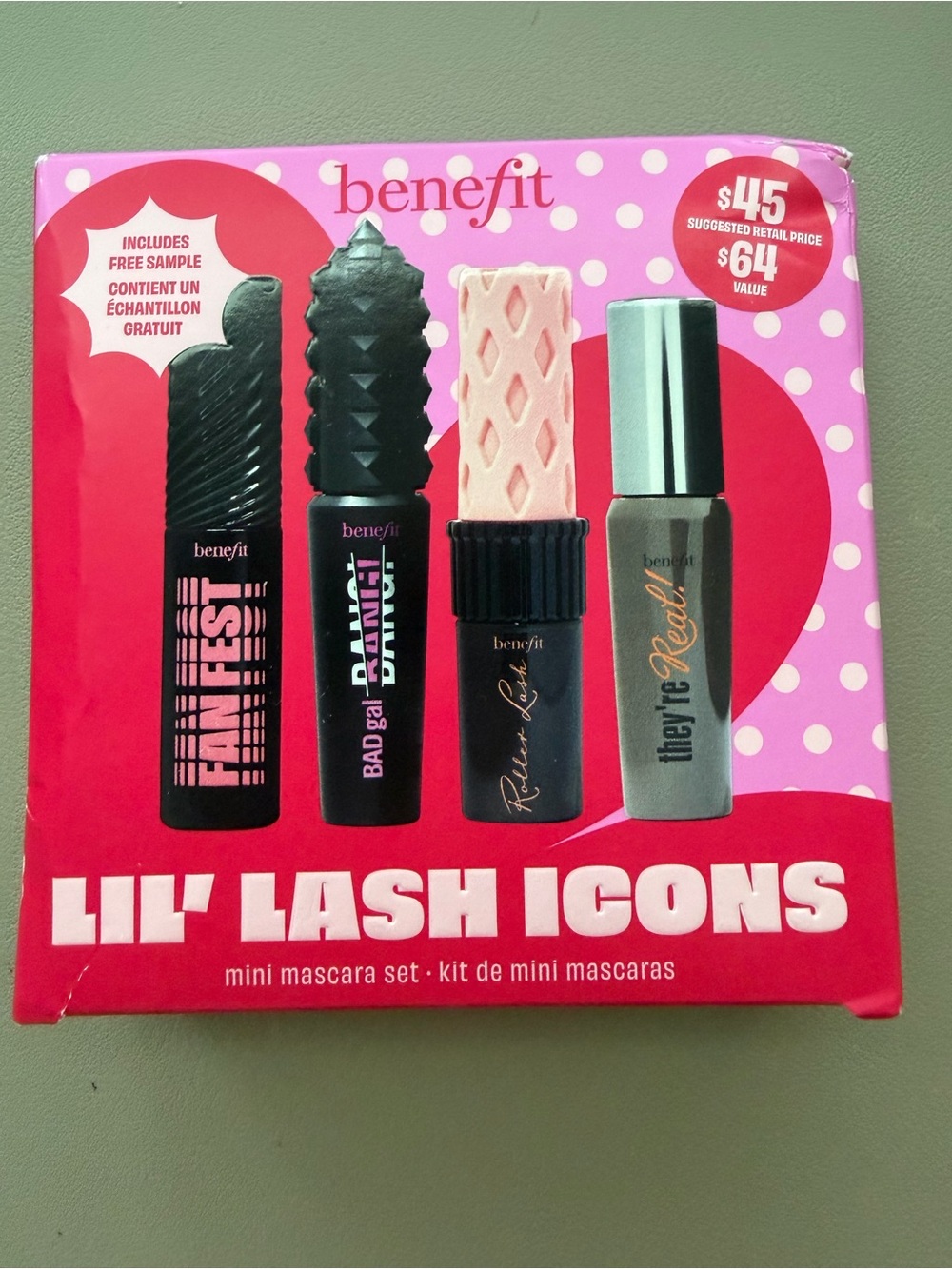Benefit Mini Mascara Set - Lil’ Lash Icons - $45 Retail - $64 value